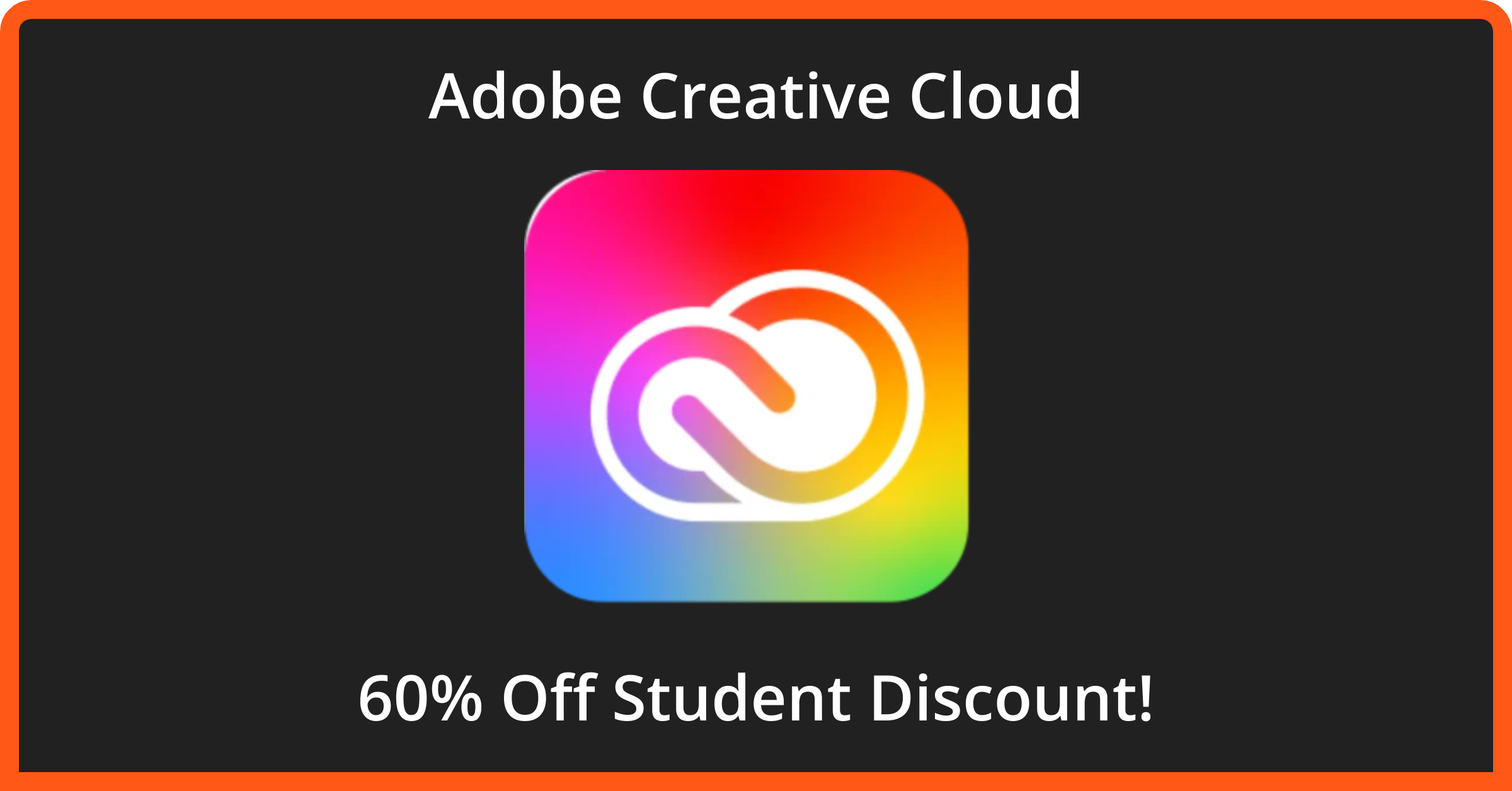 60 Off Adobe Creative Cloud Student Discount November 2024
