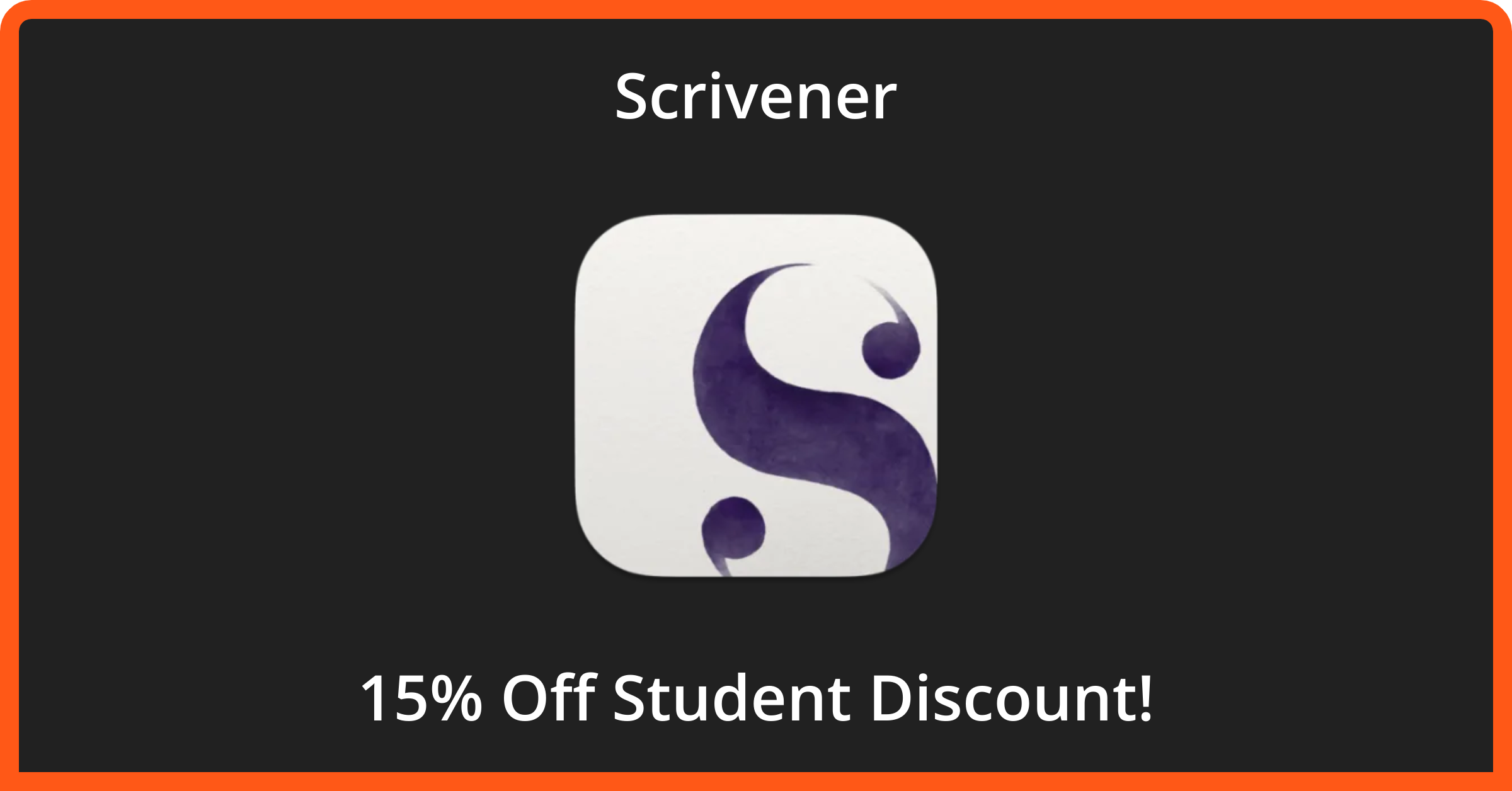 Scrivener Discount Code 2025